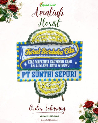 Papan Bunga Duka di Cimahpar
