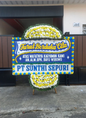 Papan Bunga Duka di Cimahpar