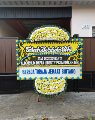 Papan Bunga Duka di Cimahpar